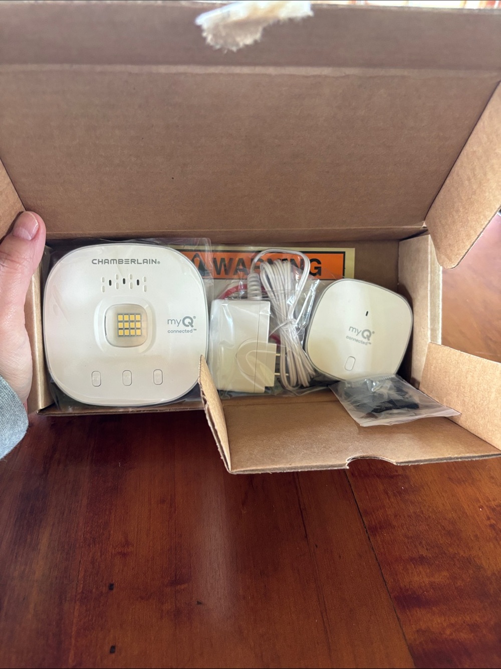 Chamberlain myQ Smart Garage hub and controller. - Picture 2 of 5